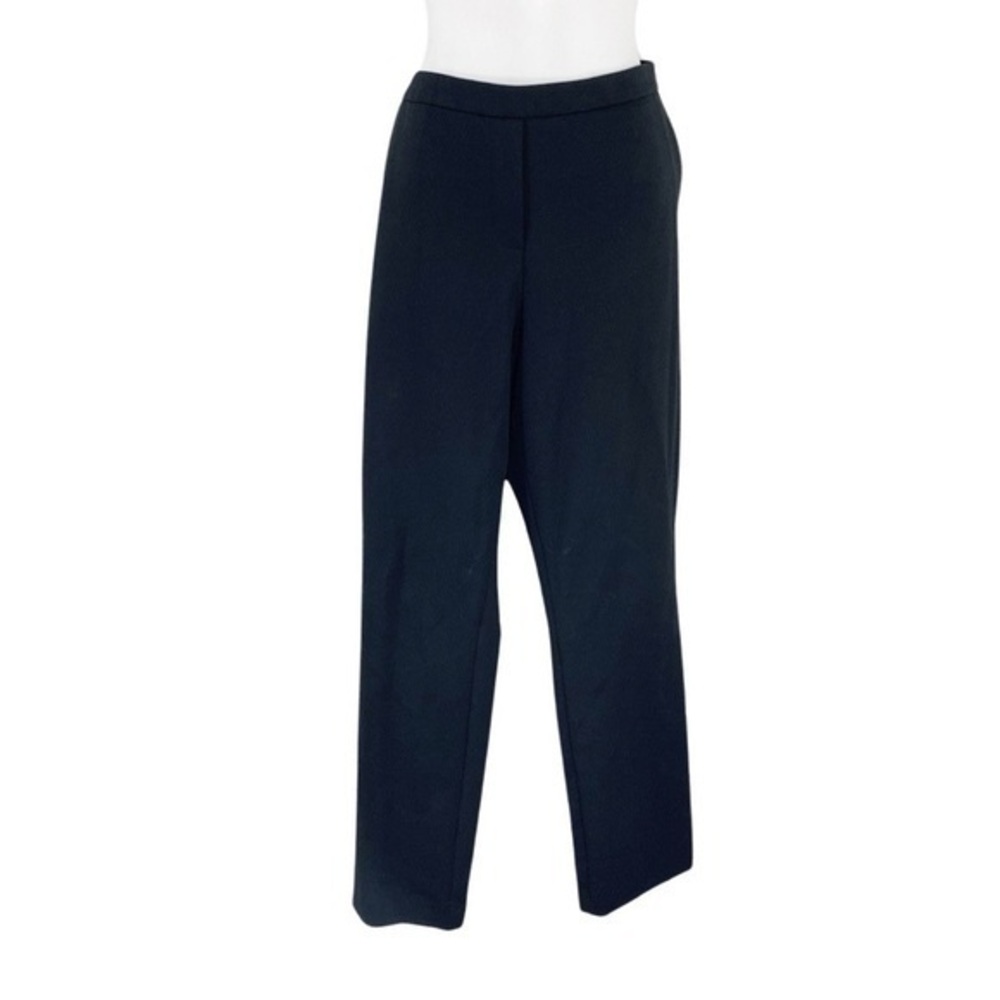 Antonio Melani Black Elastic Waist Pull-On Dress Ponte Ankle Pants 14